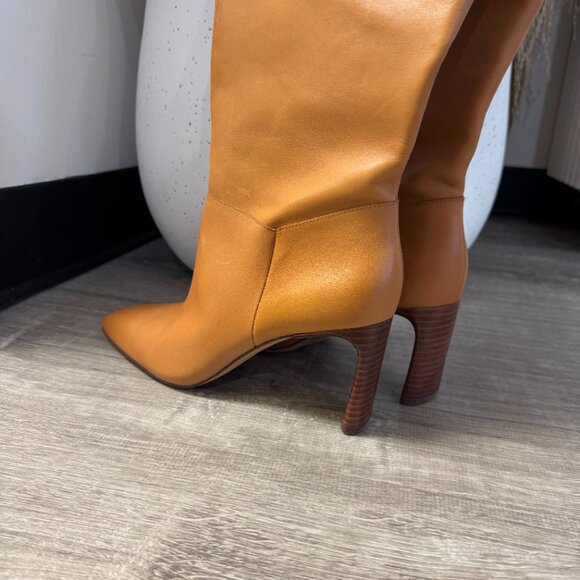 Vince Camuto Hersha Knee High Boot Cognac - Picture 8 of 12